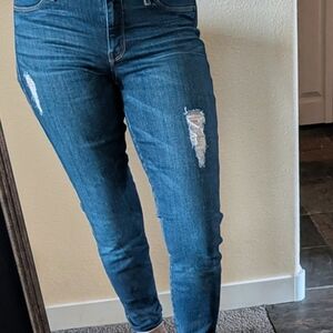 Classic Blue Skinny Jeans for Women